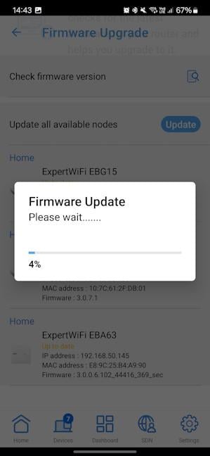 Updating the firmware is highly recommended