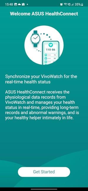 Getting started with ASUS HealthConnect