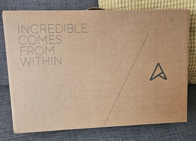 The packaging for ASUS Zenbook S 16 (2024) is straightforward