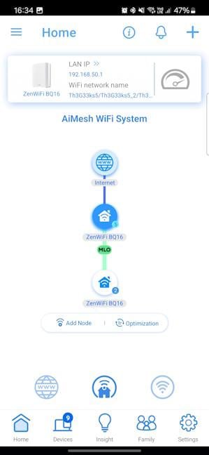 Setting up the mesh Wi-Fi system using the ASUS Router app