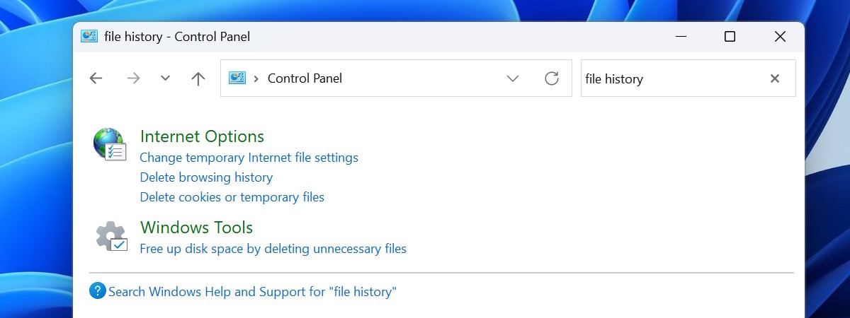 File History and 26 other features were removed from Windows 11 on ARM