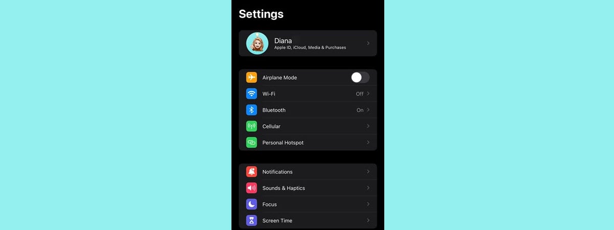 4 ways to open the iPhone Settings