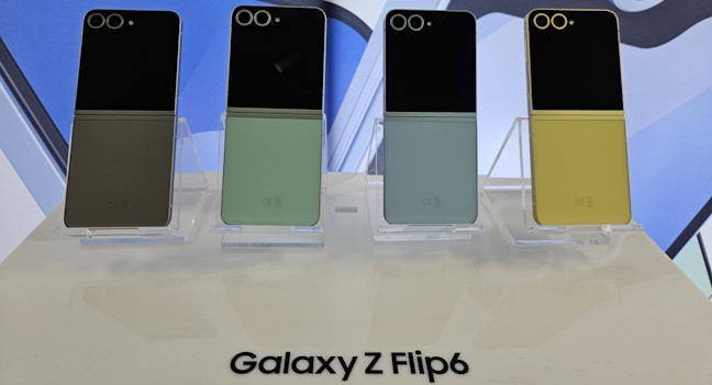 The colors available for Samsung Galaxy Z Flip6