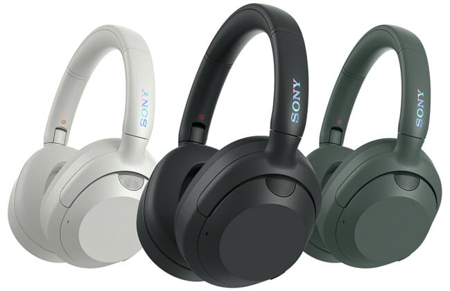 The color options for Sony ULT WEAR