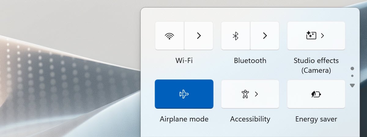 How to enable or turn off Airplane mode in Windows