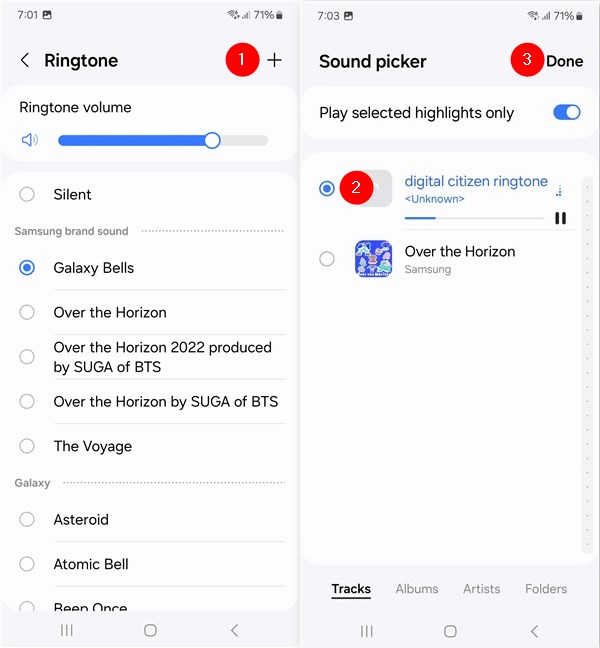 Add a custom ringtone to a Samsung Galaxy