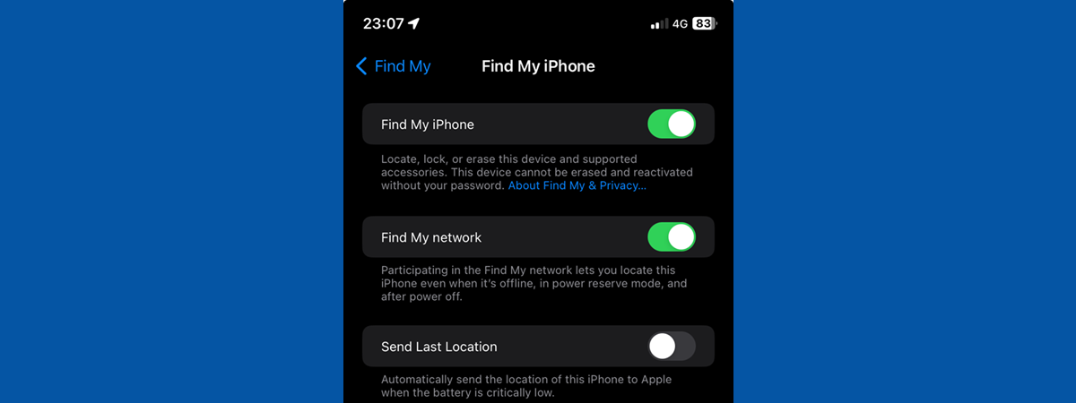 How to turn off Find My iPhone