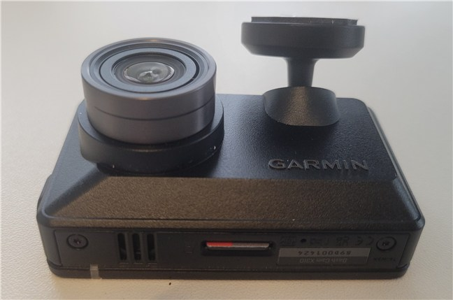 The Garmin Dash Cam X310 is a compact and discreet device