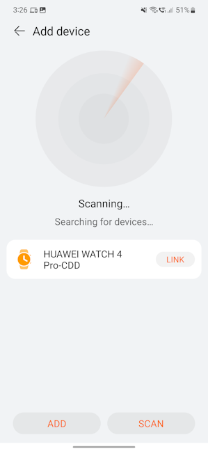 Setting up the HUAWEI Watch 4 Pro takes a bit of time