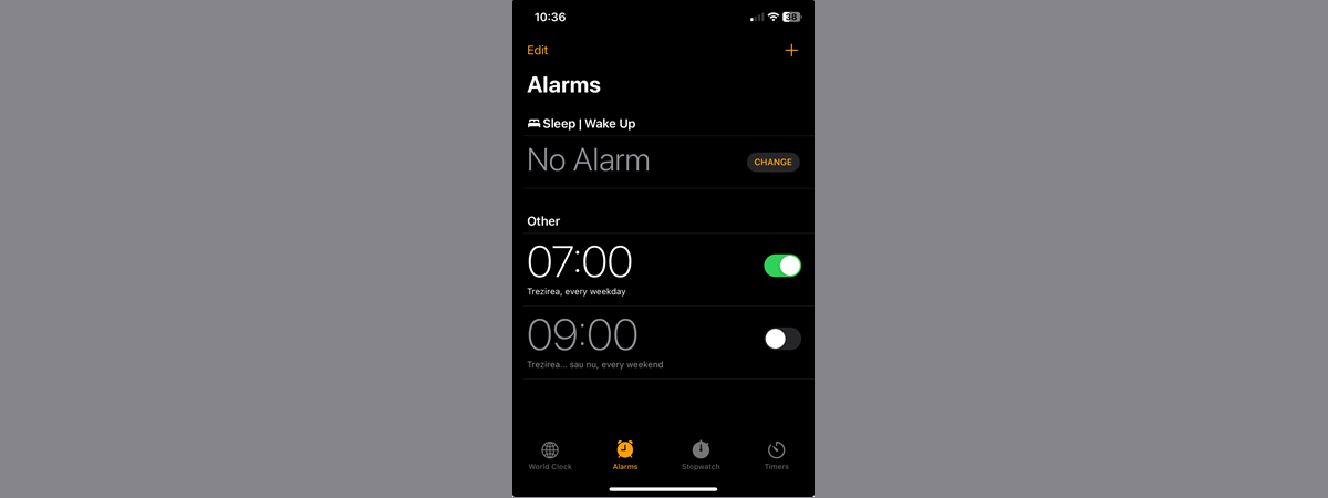 How to change the alarm sound on an iPhone