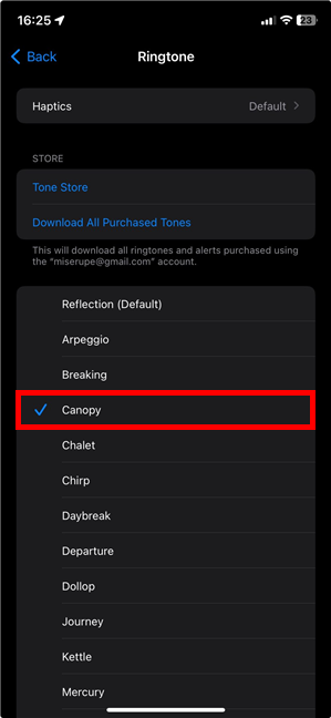 How to set a ringtone on iPhone