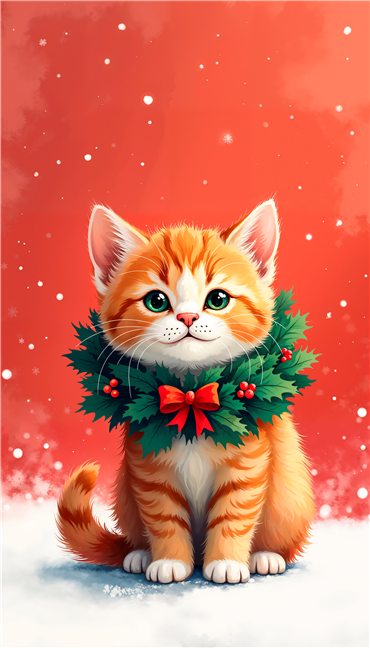 Christmas pet background illustration by freepik