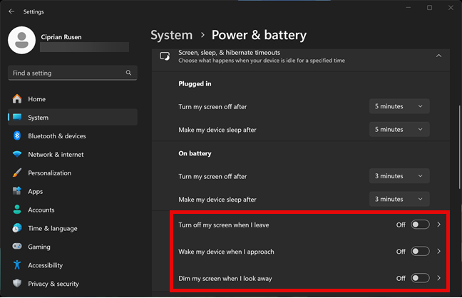 Disabling Presence Sensing is easy