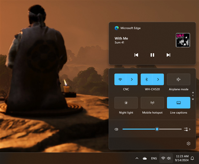 Taskbarâ€™s Quick Settings in Windows 11 24H2