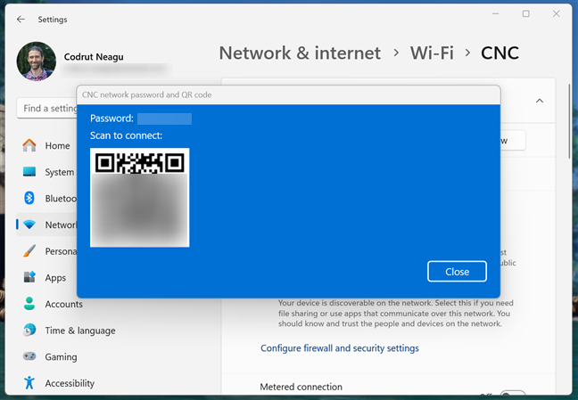 Wi-Fi 7 and QR codes for sharing network passwords