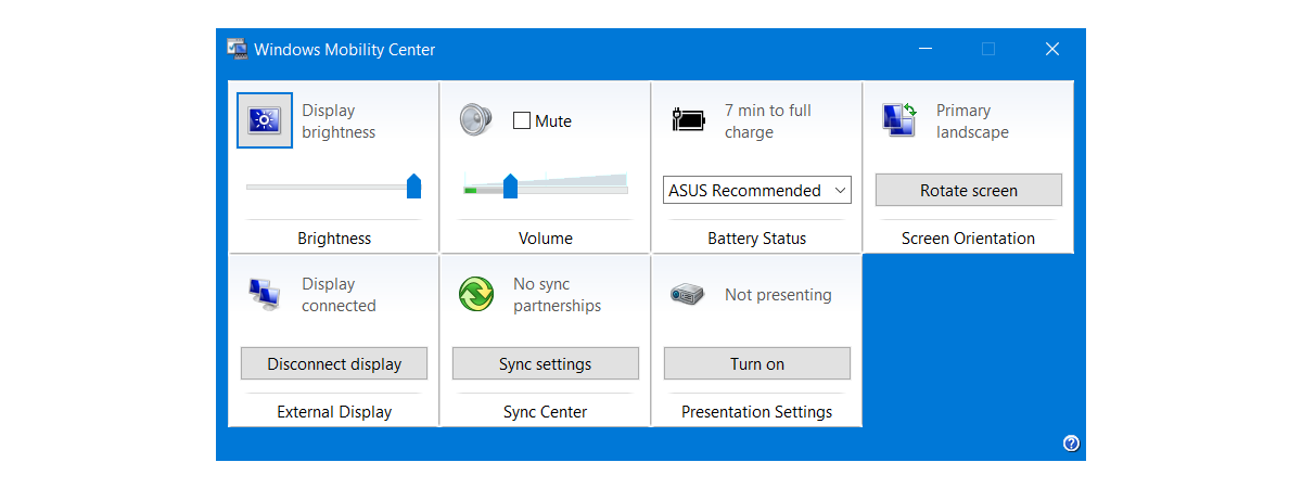 How to open Windows Mobility Center (11 ways)