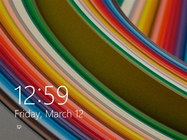 Windows 8.1 lock screen