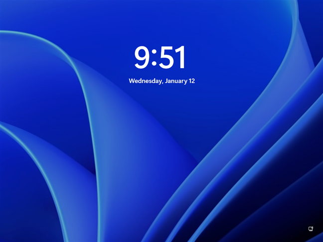 Windows 11 lock screen