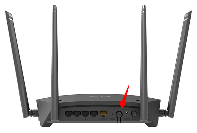 Where to find the WPS button a D-Link router